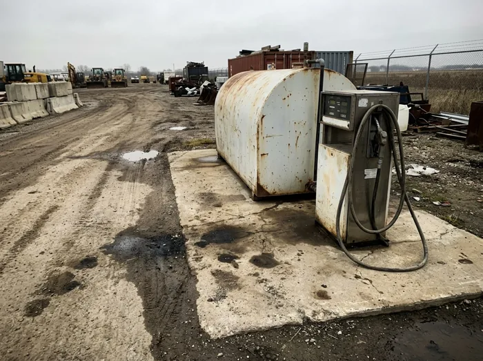 Beispielfoto: Gesamtansicht einer Hoftankstelle